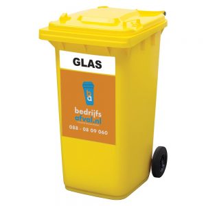 Rolcontainer glas 240 liter