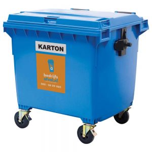 Papier/karton 1100 liter