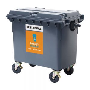 Restafval 660 liter