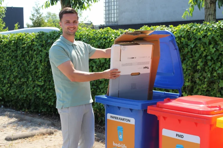 papiercontainer geschikt voor ondernemers