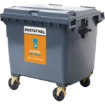 Productfoto restafval container 1100 liter