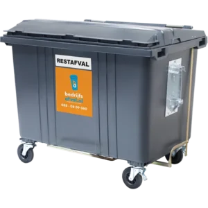 Productfoto restafval container 1700 liter